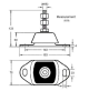 Marine Flexible Engine Mount - M16 Stud - HGE1609 - HGE